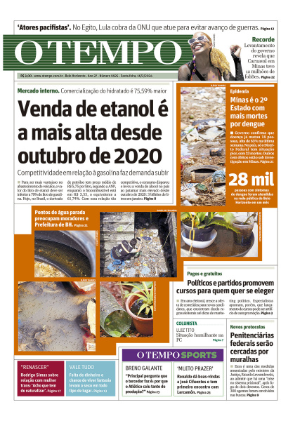 O TEMPO - Edição de 16 de Fevereiro de 2024