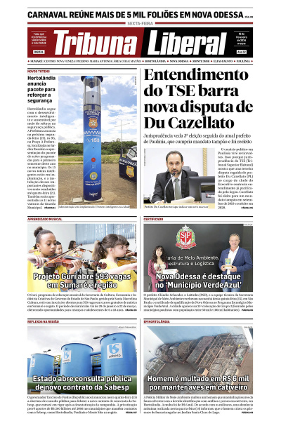 Tribuna Liberal - Edição de 16 de Fevereiro de 2024