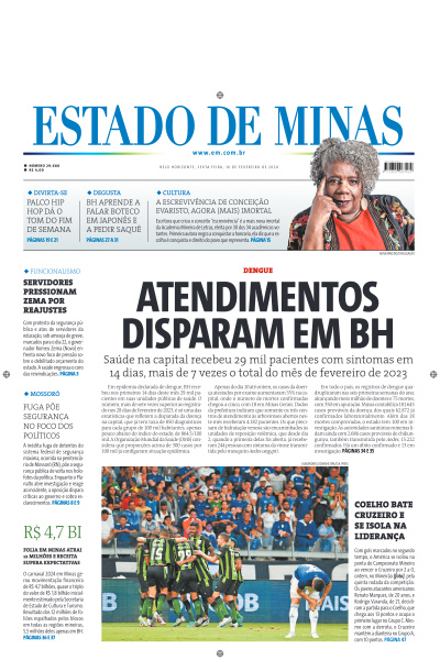 Estado de Minas - Edição de 16 de Fevereiro de 2024