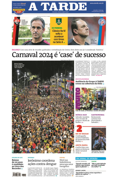 A TARDE - Edição de 18 de fevereiro de 2024