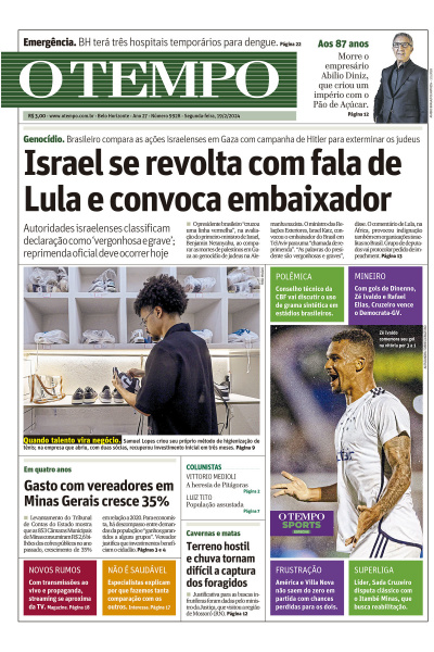 O TEMPO - Edição de 19 de Fevereiro de 2024