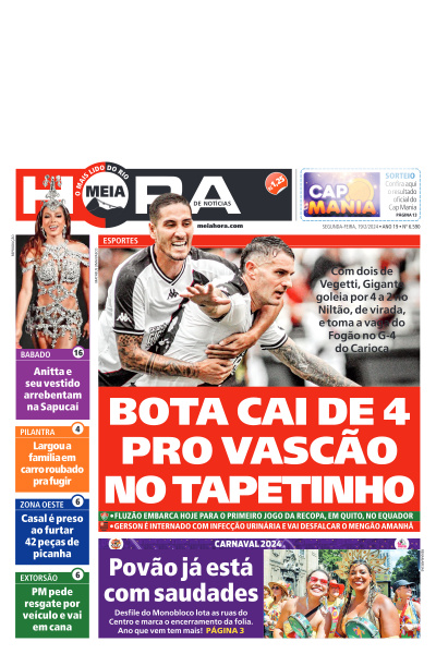 MEIA HORA - Edição de 19 de Fevereiro de 2024