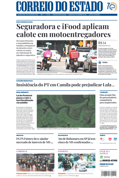 Correio do Estado - Edição de 19 de Fevereiro de 2024