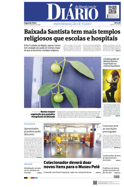 Diário do Litoral – Edição de 19 de Fevereiro de 2024