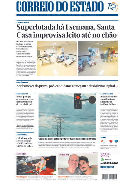 Correio do Estado - Edição de 21 de Fevereiro de 2024
