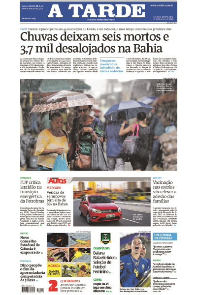 A TARDE - Edição de 21 de fevereiro de 2024