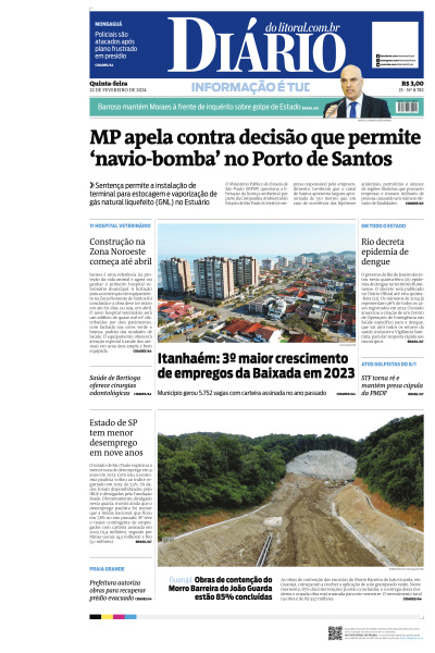 Diário do Litoral - Edição de 22 de Fevereiro de 2024