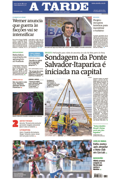 A TARDE - Edição de 22 de fevereiro de 2024