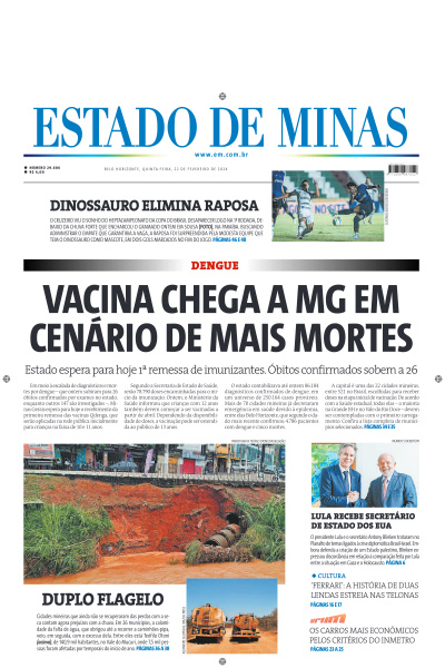 Estado de Minas - Edição de 22 de Fevereiro de 2024