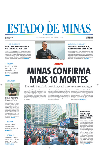 Estado de Minas - Edição de 23 de Fevereiro de 2024