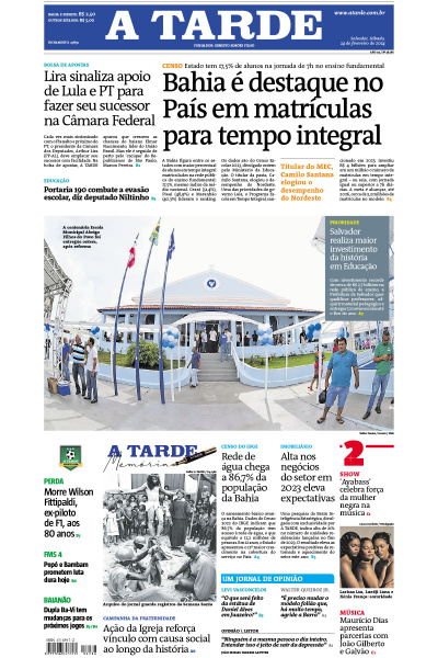 A TARDE - Edição de 24 de fevereiro de 2024