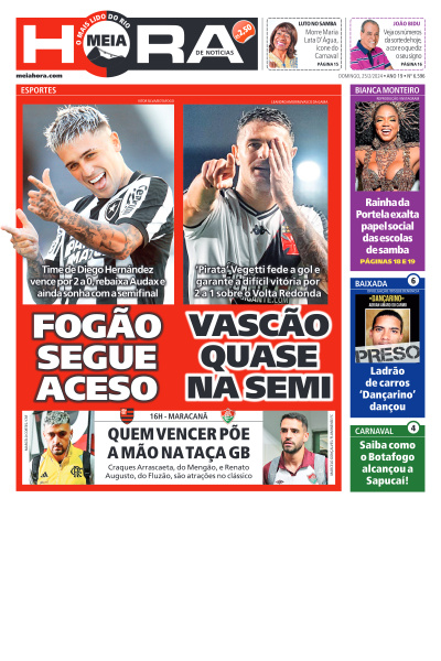 MEIA HORA - Edição de 25 de Fevereiro de 2024