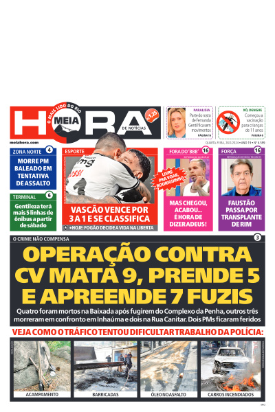 MEIA HORA - Edição de 28 de Fevereiro de 2024