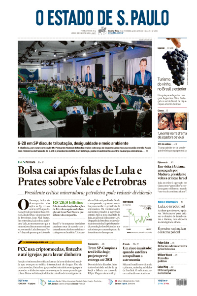 Estadão - Edição de 29 de Fevereiro de 2024