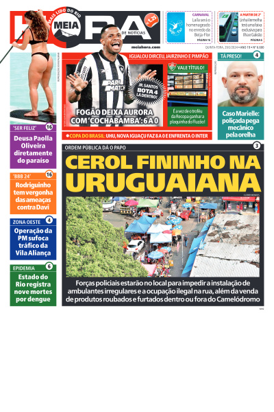MEIA HORA - Edição de 29 de Fevereiro de 2024