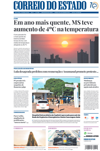 Correio do Estado - Edição de 01 de Março de 2024
