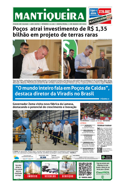 Mantiqueira - Edição de 01 de março de 2024 