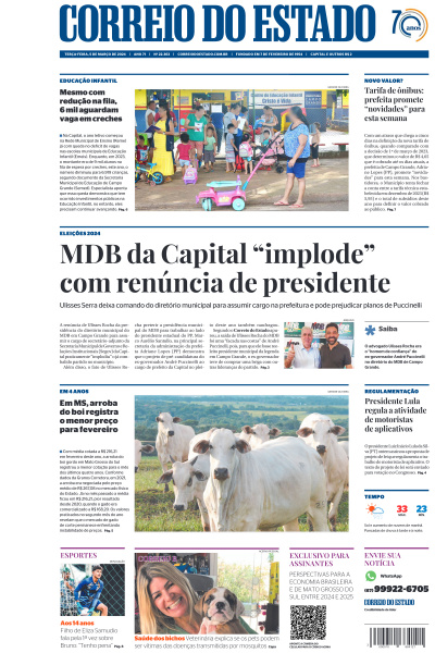 Correio do Estado - Edição de 05 de Março de 2024