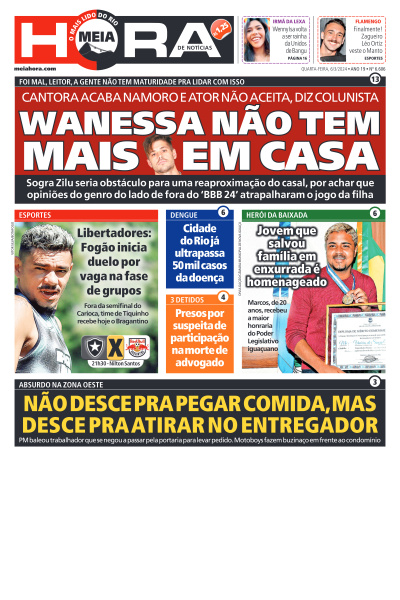 MEIA HORA - Edição de 06 de Março de 2024