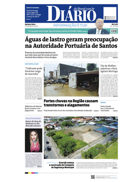 Diário do Litoral - Edição de 07 de Março de 2024
