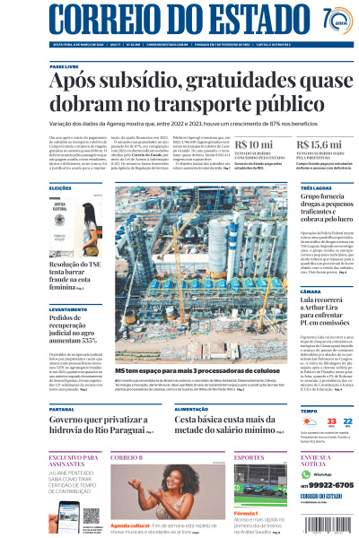 Correio do Estado - Edição de 08 de Março de 2024
