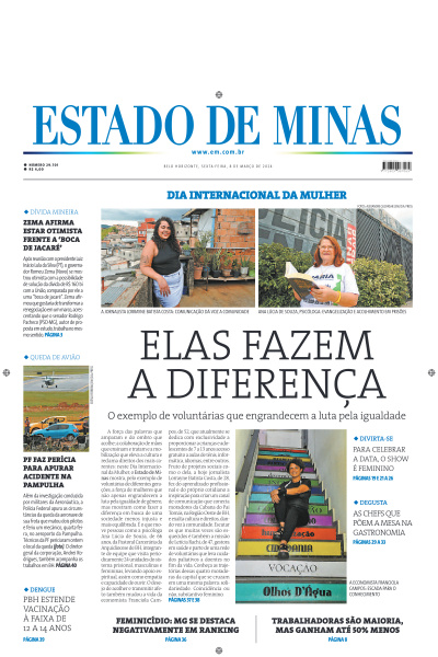 Estado de Minas - Edição de 08 de Março de 2024