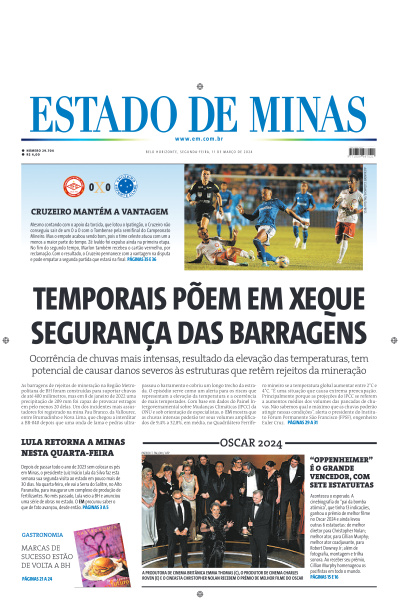 Estado de Minas - Edição de 11 de Março de 2024