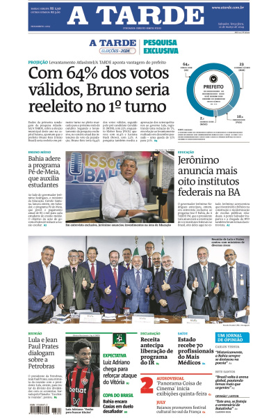 A TARDE - Edição de 12 de março de 2024