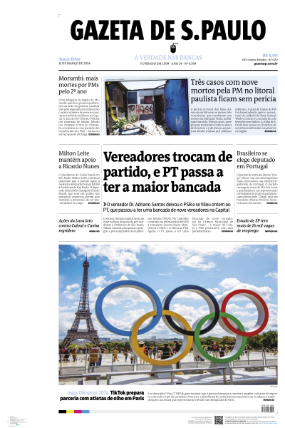 Gazeta de S. Paulo - Edição de 12 de Março de 2024