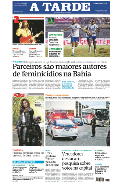 A TARDE - Edição de 13 de março de 2024