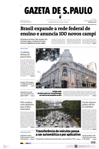 Gazeta de S. Paulo - Edição de 13 de Março de 2024