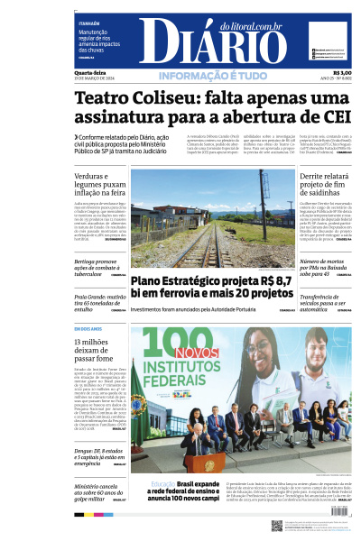 Diário do Litoral - Edição de 13 de Março de 2024