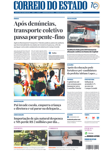 Correio do Estado - Edição de 13 de Março de 2024