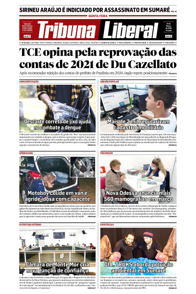 Tribuna Liberal - Edição de 14 de Março de 2024