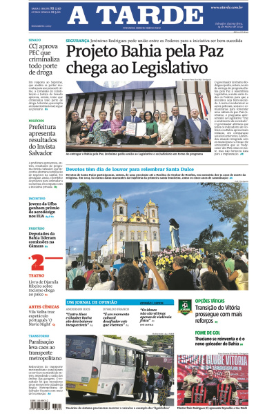 A TARDE - Edição de 14 de março de 2024