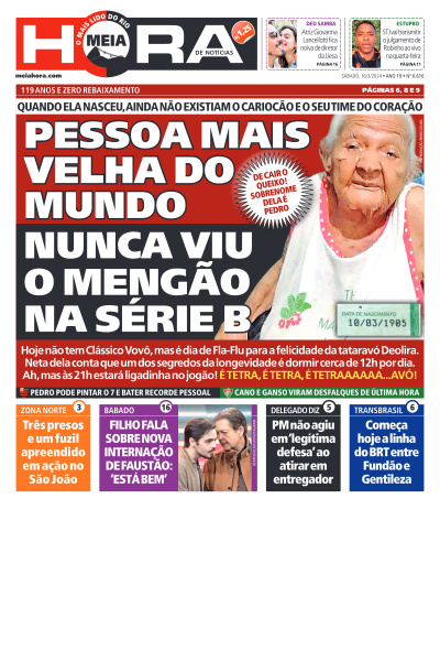 MEIA HORA - Edição de 16 de Março de 2024