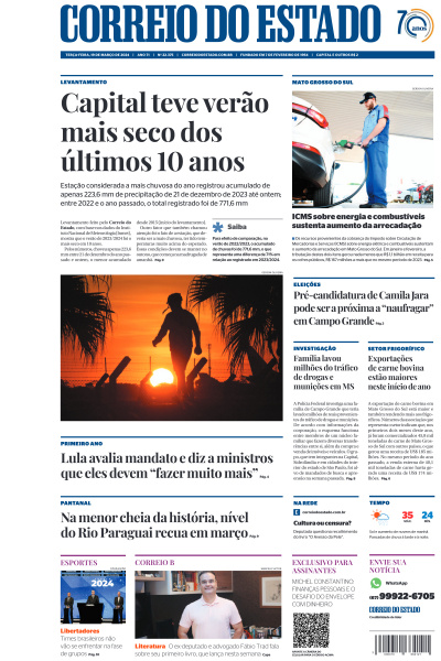 Correio do Estado - Edição de 19 de Março de 2024