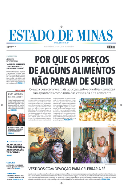 Estado de Minas - Edição de 24 de Março de 2024