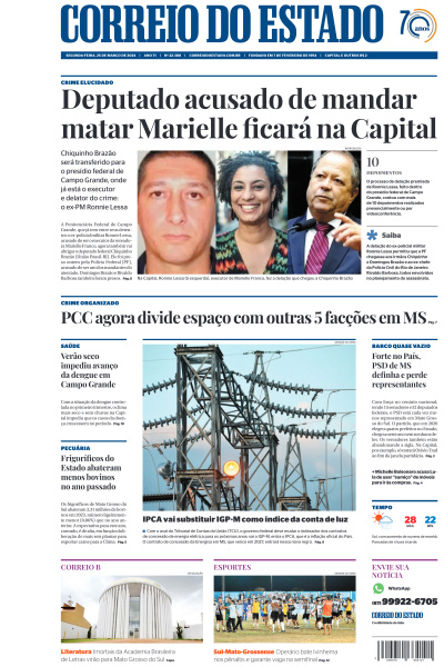 Correio do Estado - Edição de 25 de Março de 2024