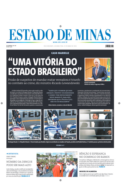 Estado de Minas - Edição de 25 de Março de 2024