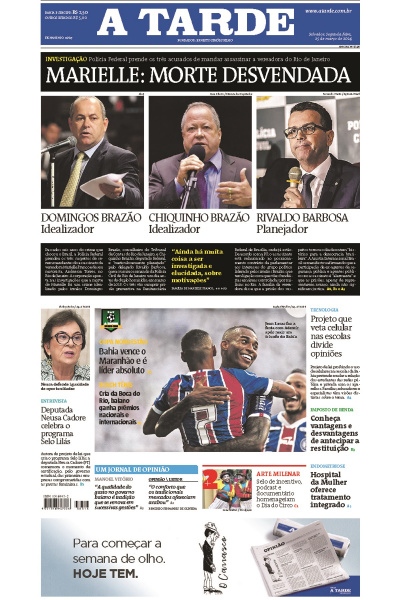 A TARDE - Edição de 25 de março de 2024