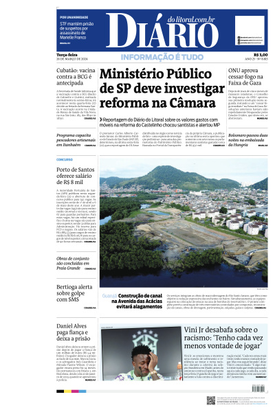 Diário do Litoral - Edição de 26 de Março de 2024