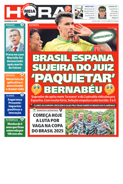 MEIA HORA - Edição de 27 de Março de 2024