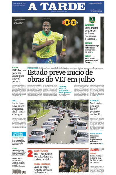 A TARDE - Edição de 27 de março de 2024