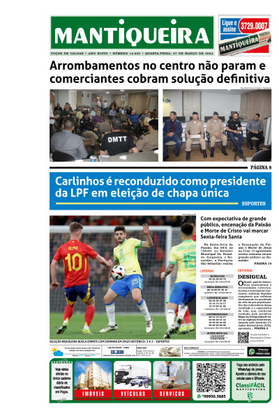 Mantiqueira - Edição de 27 de Março de 2024