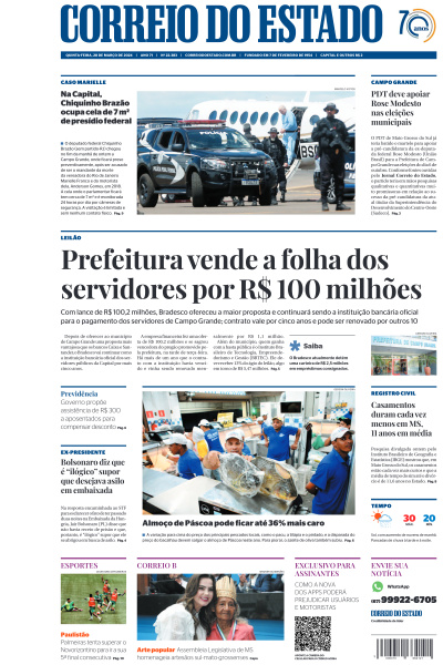 Correio do Estado - Edição de 28 de Março de 2024