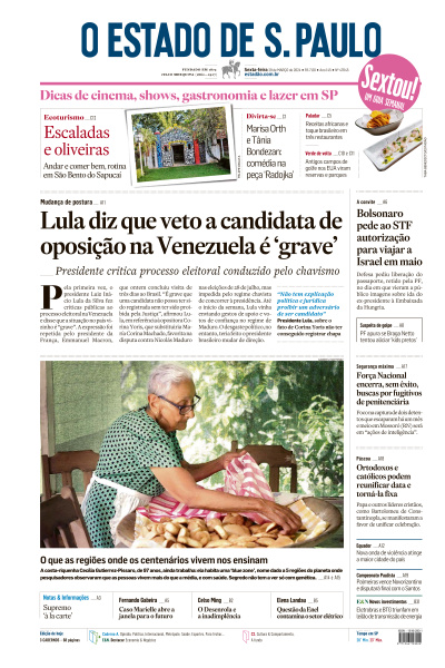 Estadão - Edição de 29 de Março de 2024
