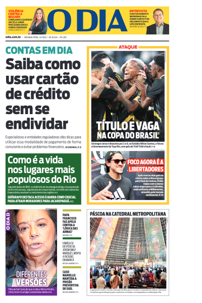 O DIA - Edição de 01 de Abril de 2024