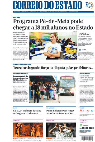 Correio do Estado - Edição de 01 de Abril de 2024