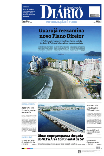 Diário do Litoral - Edição de 02 de Abril de 2024